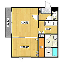間取図画像 1LDK