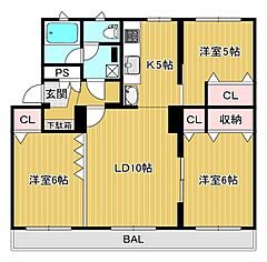 物件の間取り