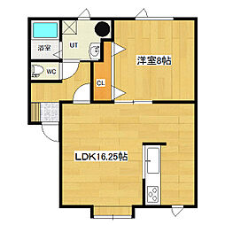 ボスコ 1LDKの間取図画像