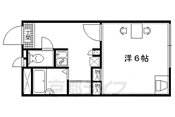 レオパレスシュテルン 1Kの間取図画像