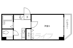 第2CRPビル 1Kの間取図画像