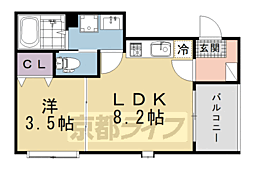 ザ ウズマサ 1LDKの間取図画像