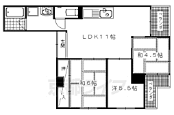 エクセレンス飛鳥 3LDKの間取図画像