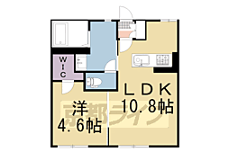 タウニィアマワカ 1LDKの間取図画像