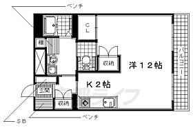 ブラッサム精華 412 ｜ 京都府相楽郡精華町大字菱田小字山ノ下（賃貸マンション1K・4階・42.00㎡） その2