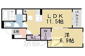 グリーンハイツ加茂I 102 ｜ 京都府木津川市加茂町里中門伝（賃貸アパート1LDK・1階・44.20㎡） その2