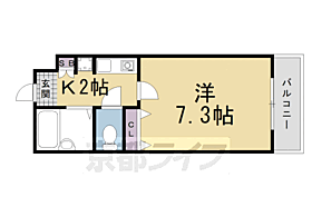 リベルテ新田辺 406 ｜ 京都府京田辺市河原御影（賃貸マンション1K・4階・21.28㎡） その2