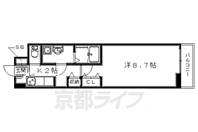 ラウレア宇治 103 ｜ 京都府宇治市広野町小根尾（賃貸アパート1K・1階・28.46㎡） その2