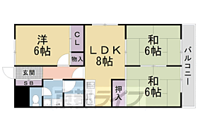 グラスコート 501 ｜ 京都府宇治市宇治戸ノ内（賃貸マンション3LDK・5階・57.75㎡） その2