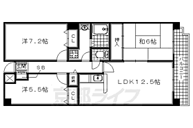 フレックス戸ノ内 302 ｜ 京都府宇治市五ヶ庄戸ノ内（賃貸マンション3LDK・3階・70.56㎡） その2