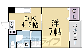 ピコットV 303 ｜ 大阪府枚方市田口1丁目（賃貸マンション1DK・3階・26.56㎡） その2