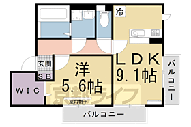 Ａｓｕｒ　（アズール） 102 ｜ 大阪府枚方市田口2丁目（賃貸アパート1LDK・1階・40.51㎡） その1