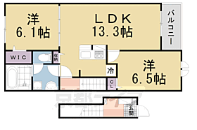 メゾン　ラフィーネII 203 ｜ 京都府木津川市加茂町里中門伝（賃貸アパート2LDK・2階・59.55㎡） その2