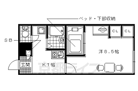 レオパレスＰＡＲＣ　ＳＩＤＥII 202 ｜ 京都府城陽市寺田中大小（賃貸アパート1K・2階・23.18㎡） その2