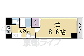 アートプラザ京田辺3 510 ｜ 京都府京田辺市三山木上谷浦（賃貸マンション1K・5階・26.89㎡） その2