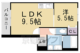 モナムール三室戸 101 ｜ 京都府宇治市莵道丸山（賃貸マンション1LDK・1階・34.40㎡） その2