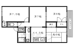 間取図画像 3LDK