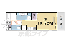 M-five ワンルームの間取図画像
