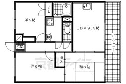 M'プラザ大住壱番館 3LDKの間取図画像