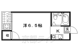 ハイツすぎさ 1Kの間取図画像