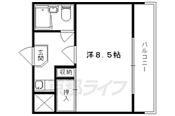 ピアッツア・アルテ 1Kの間取図画像