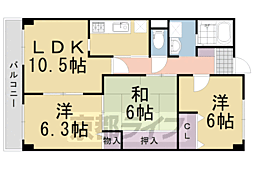 オリージャフロール 3LDKの間取図画像