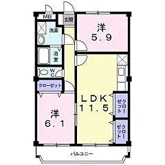 物件の間取り