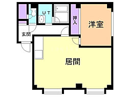ロイヤルハイツ23 2LDKの間取図画像