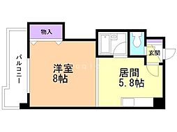 間取図画像 1DK