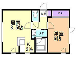 間取図画像 1LDK