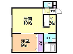 グランメゾン287 1LDKの間取図画像