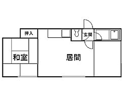 マクセル3/100 2DKの間取図画像