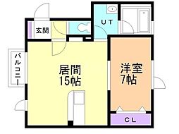 間取図画像 1LDK