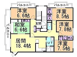 間取図画像 5LDK