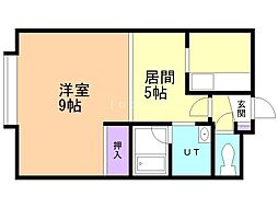 間取図画像 1DK