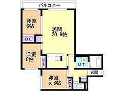 物件の間取り