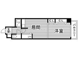 第5ふじビル 1LDKの間取図画像
