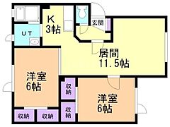 物件の間取り