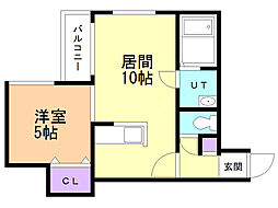 ル・ファール元町グランデ 1LDKの間取図画像