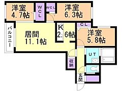 物件の間取り