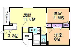 物件の間取り