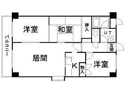 ソレイユ31 3LDKの間取図画像