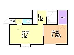 間取図画像 1LDK