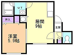 間取図画像 1LDK