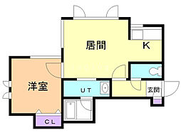 間取図画像 1LDK