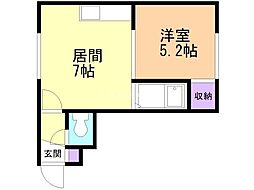 間取図画像 1LDK