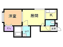 間取図画像 1LDK