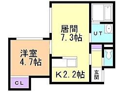 間取図画像 1LDK