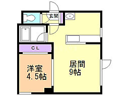 間取図画像 1LDK