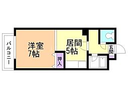 間取図画像 1DK